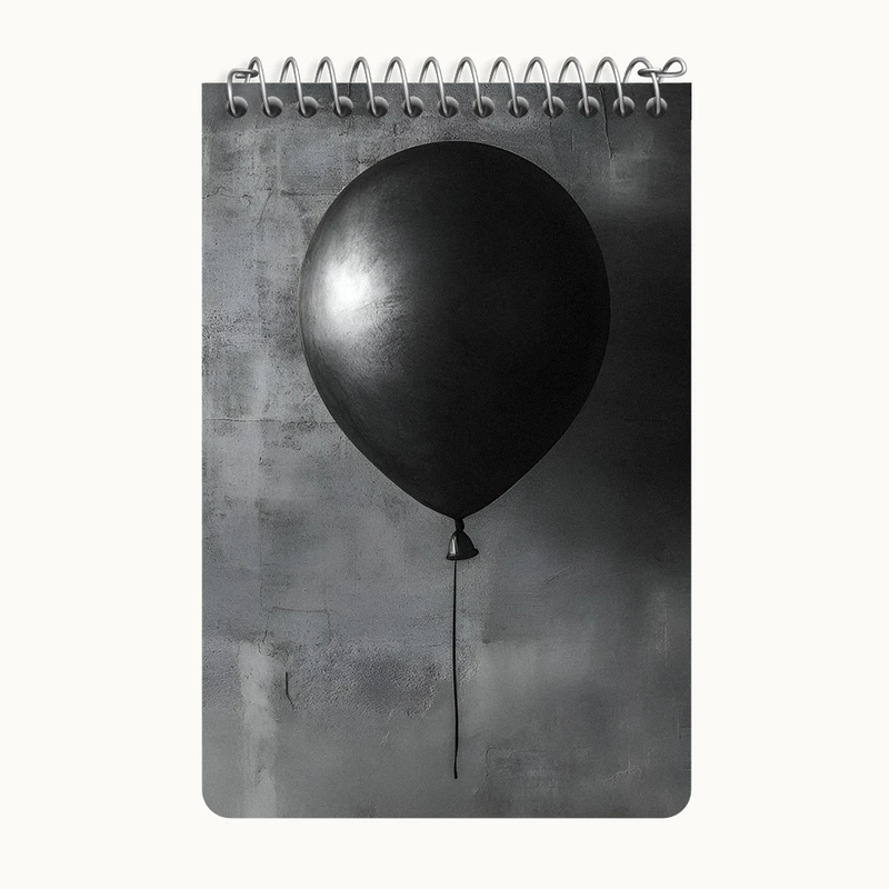 دفتر یادداشت 50 برگ خندالو طرح بادکنک کد F8496