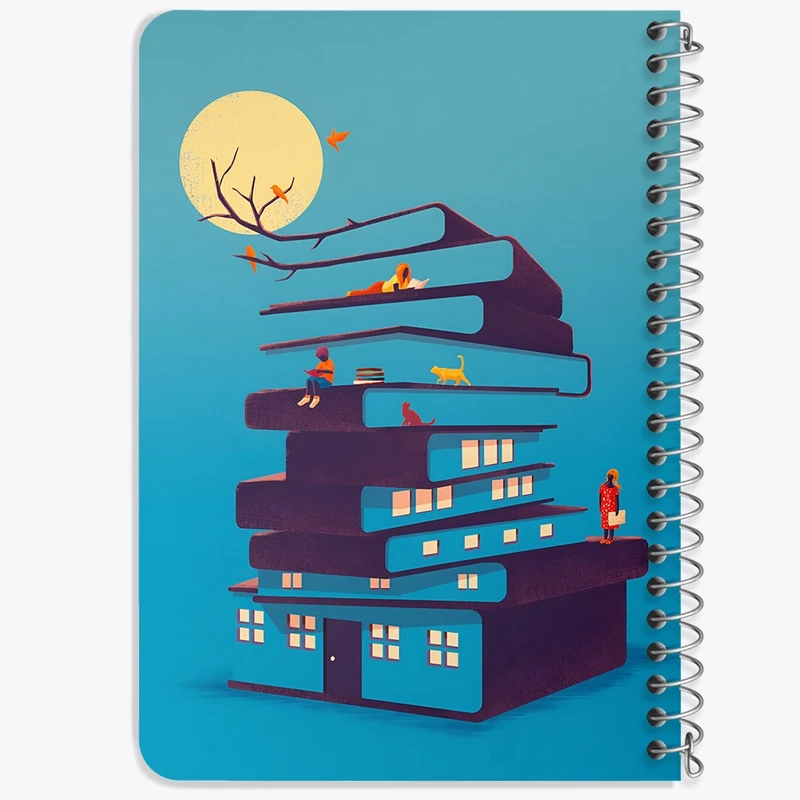 دفتر یادداشت 50 برگ خندالو طرح کتاب کد F5908