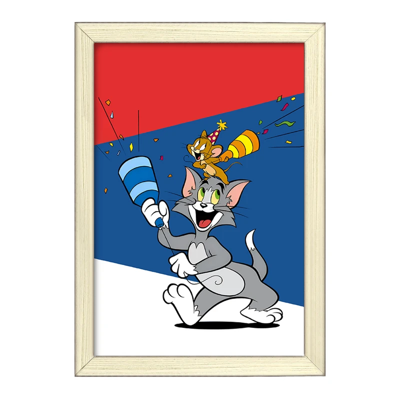 تابلو خندالو طرح تام و جری (Tom and Jerry) کد F12733