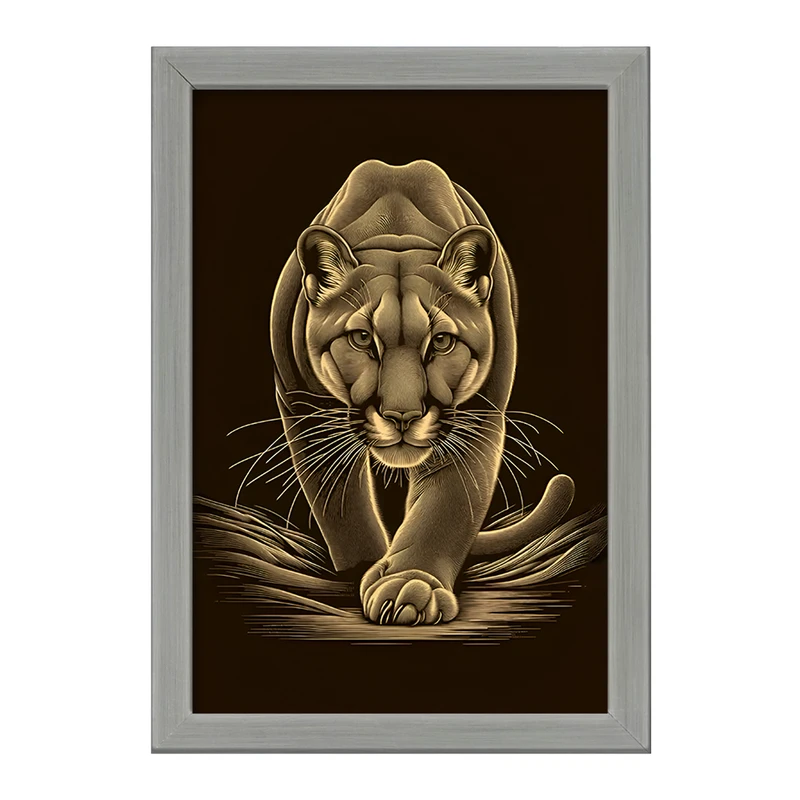 تابلو خندالو طرح ببر کد F11440