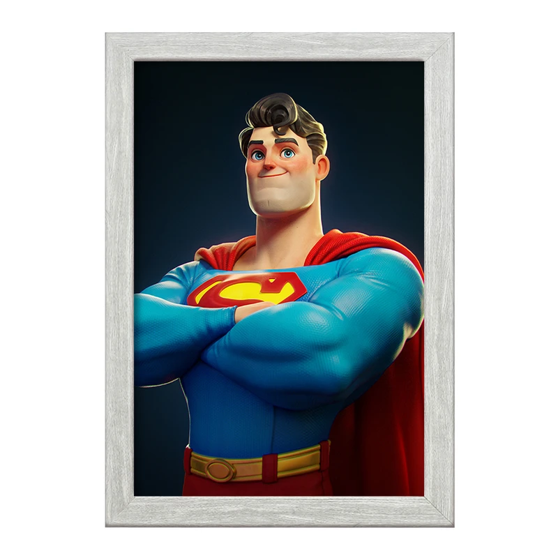 تابلو خندالو طرح سوپرمن (Superman) کد F384