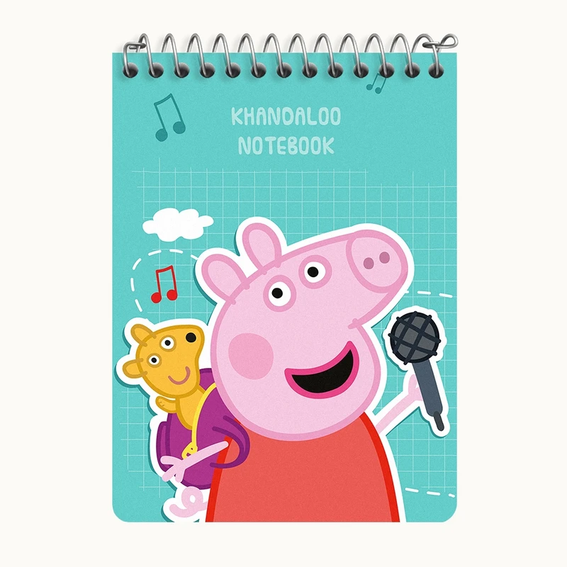 دفتر یادداشت 50 برگ خندالو طرح انیمیشن پپا پیگ (Peppa Pig) کد N9283