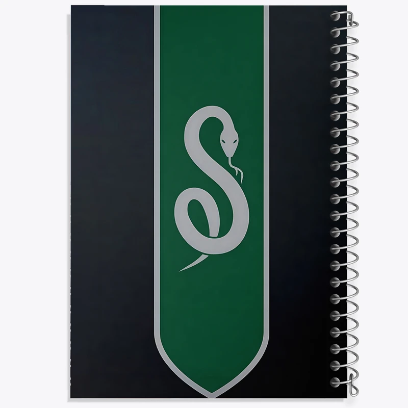 دفتر مشق 50 برگ خندالو طرح اسلیترین هری پاتر کد F4437