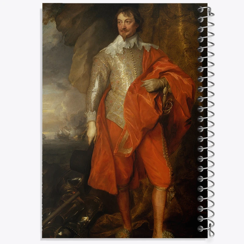 دفتر مشق 50 برگ خندالو طرح نقاشی ارل دوم وارویک اثر نقاش رابرت ریچ کد F12225