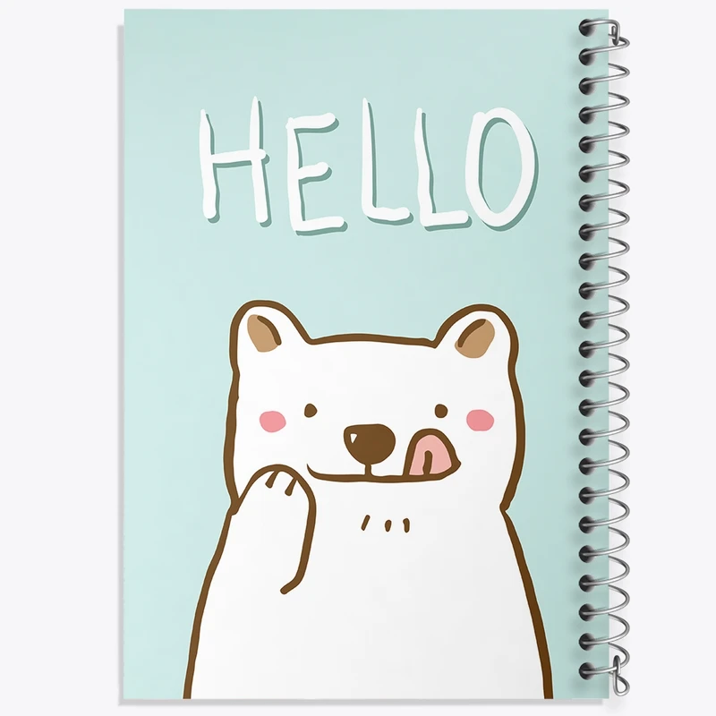 دفتر طراحی 50 برگ خندالو طرح سگ کد N909