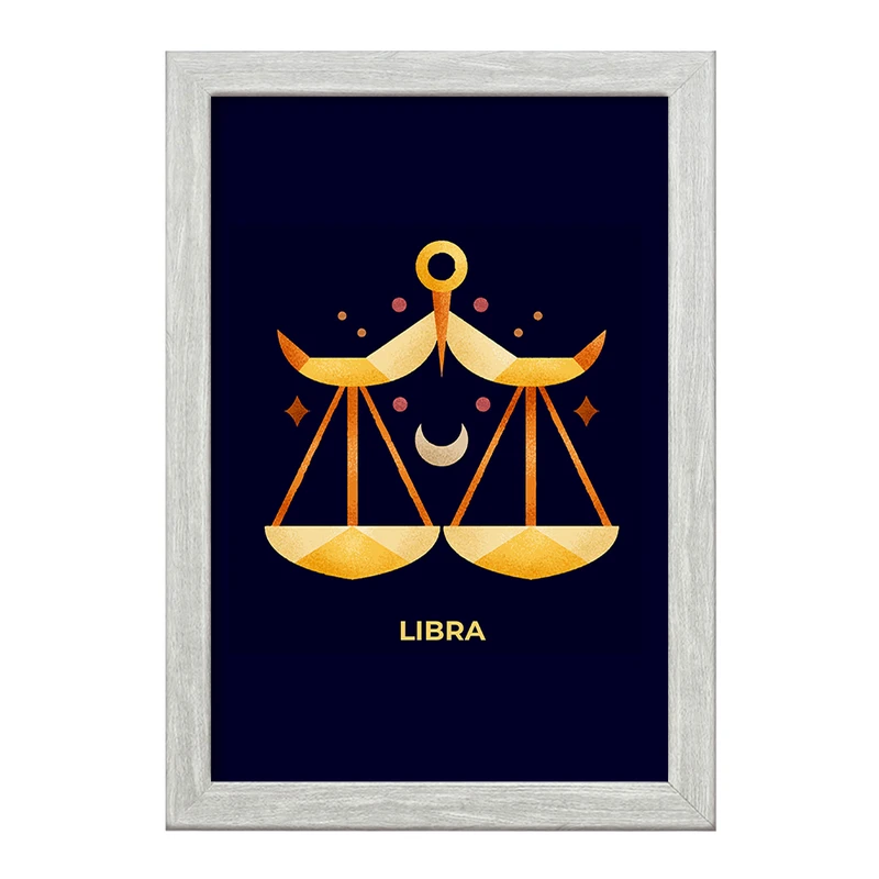 تابلو خندالو طرح ماه تولد مهر کد F1557