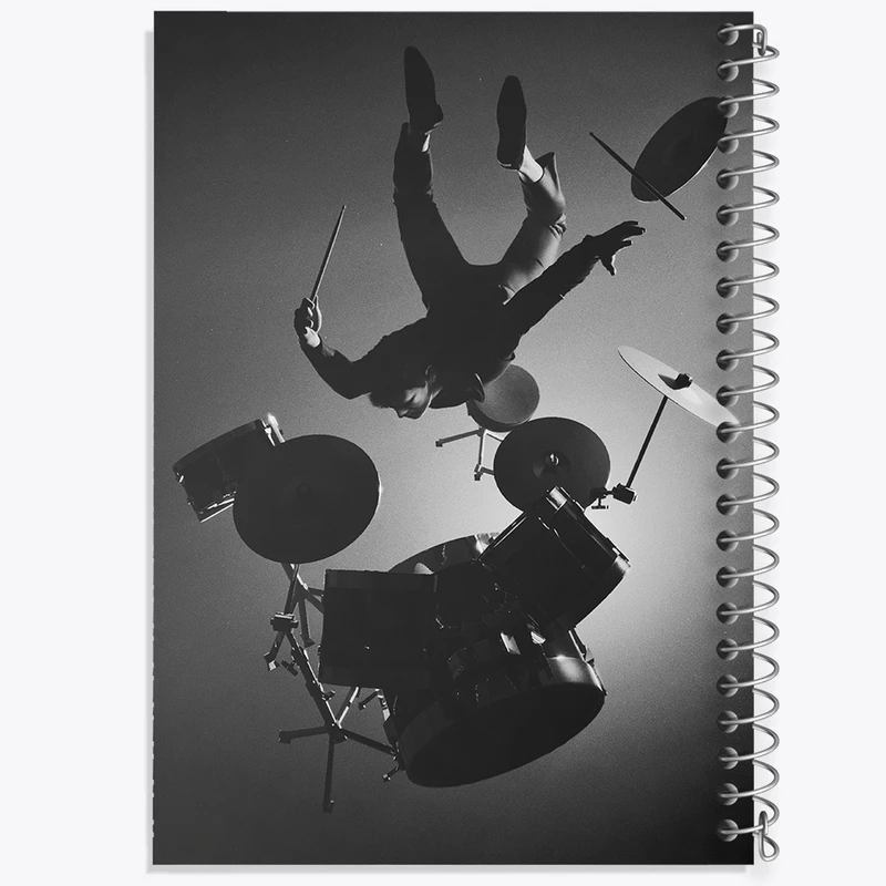 دفتر طراحی 50 برگ خندالو طرح موسیقی کد F671