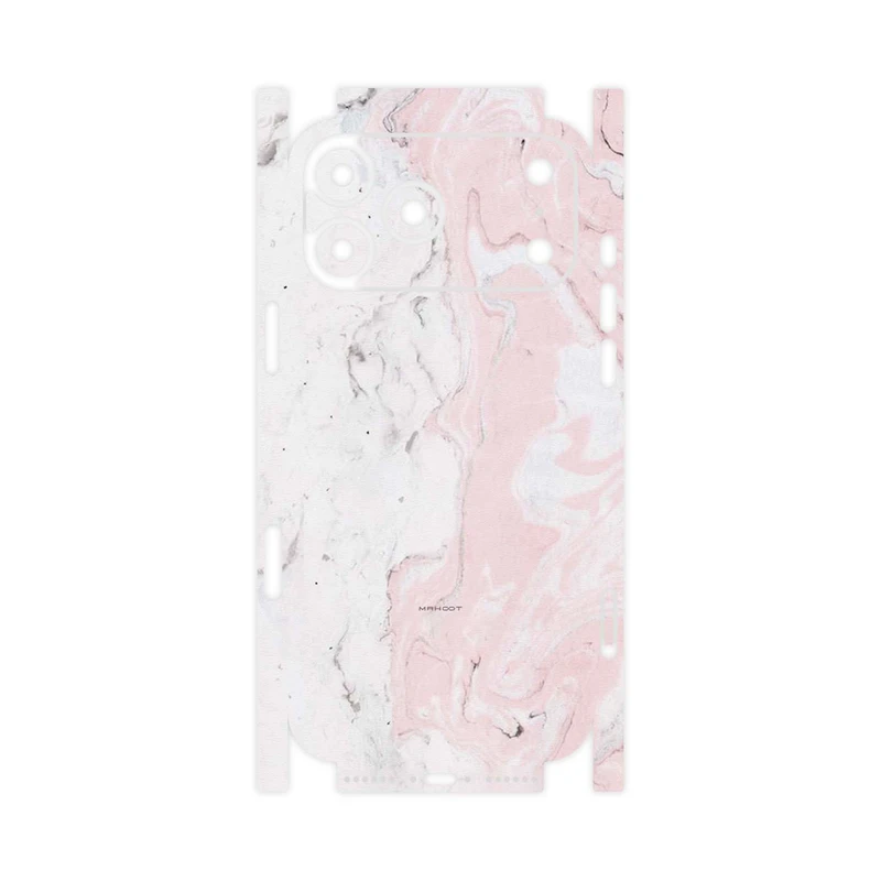برچسب پوششی ماهوت مدل Blanco_Pink_Marble-FullSkin مناسب برای گوشی موبایل اپل iPhone 17 Pro Max