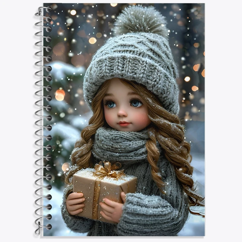 دفتر زبان 50 برگ خندالو مدل سه خط طرح دخترانه کد F9526