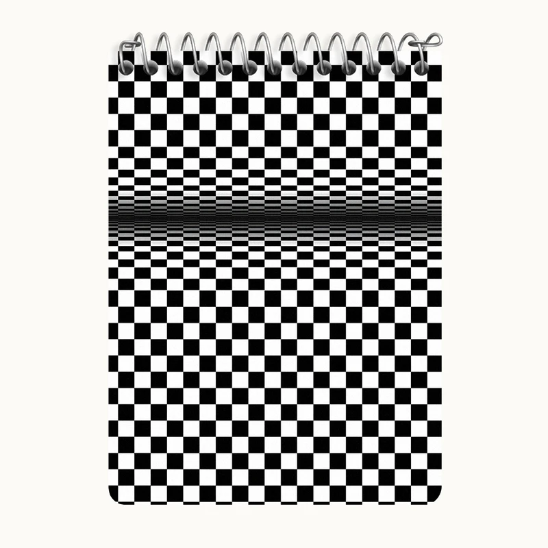 دفتر یادداشت 50 برگ خندالو طرح چهارخونه کد N5425