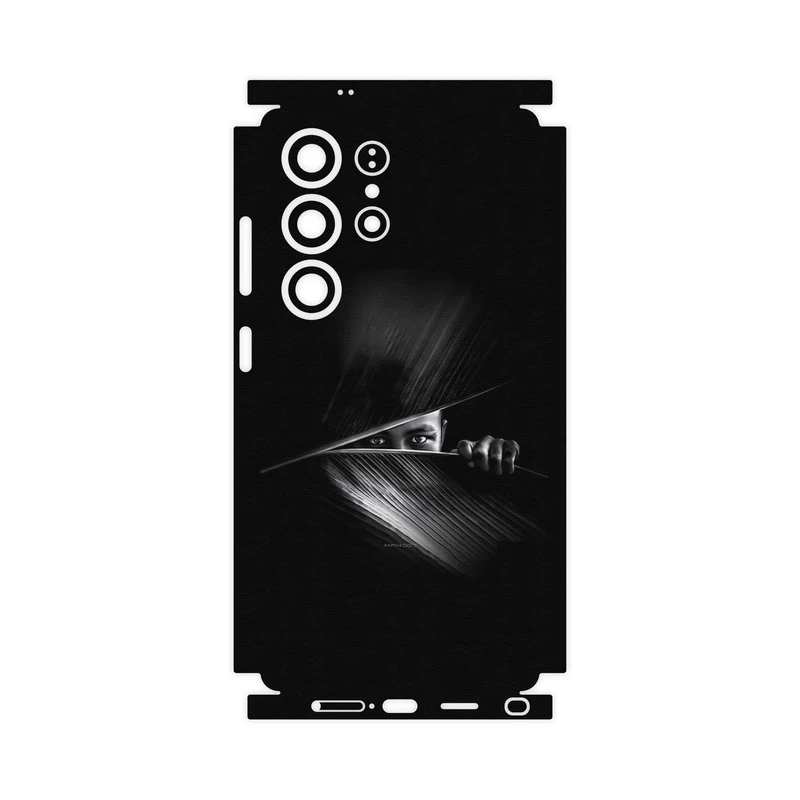 برچسب پوششی ماهوت مدل Black Portrait-FullSkin مناسب برای گوشی موبایل سامسونگ Galaxy S25 Ultra