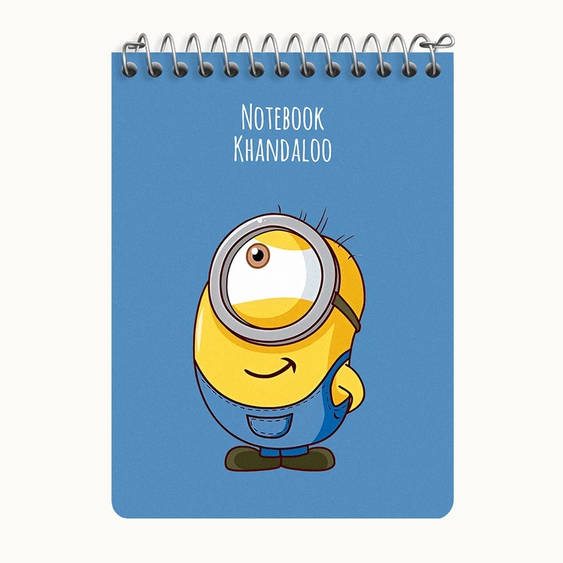 دفتر یادداشت 50 برگ خندالو طرح مینیون ها (Minions) کد N3532