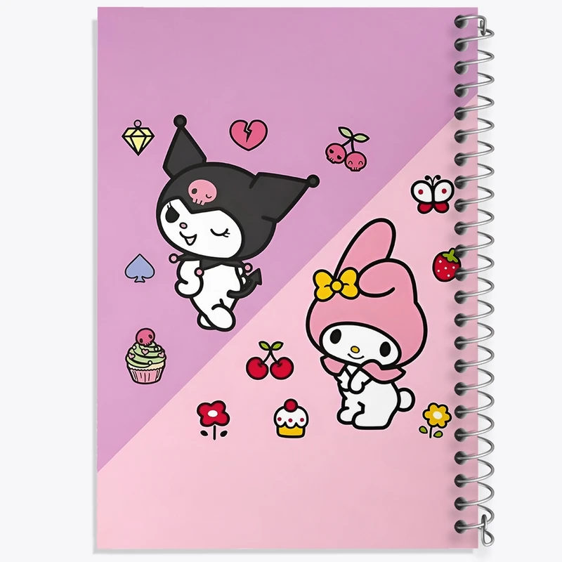 دفتر لیست خرید 50 برگ خندالو طرح کورومی و مای ملودی کد F3748