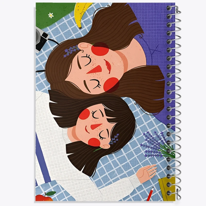 دفتر لیست خرید 50 برگ خندالو طرح مادر دختری کد F12636