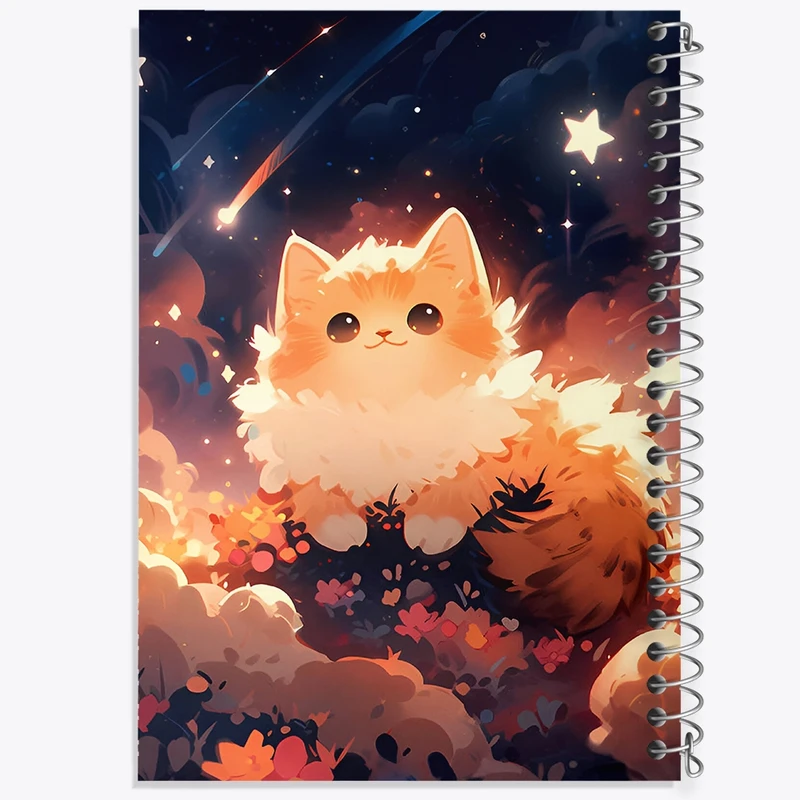 دفتر لیست خرید 50 برگ خندالو طرح گربه ی کیوت کد F9228