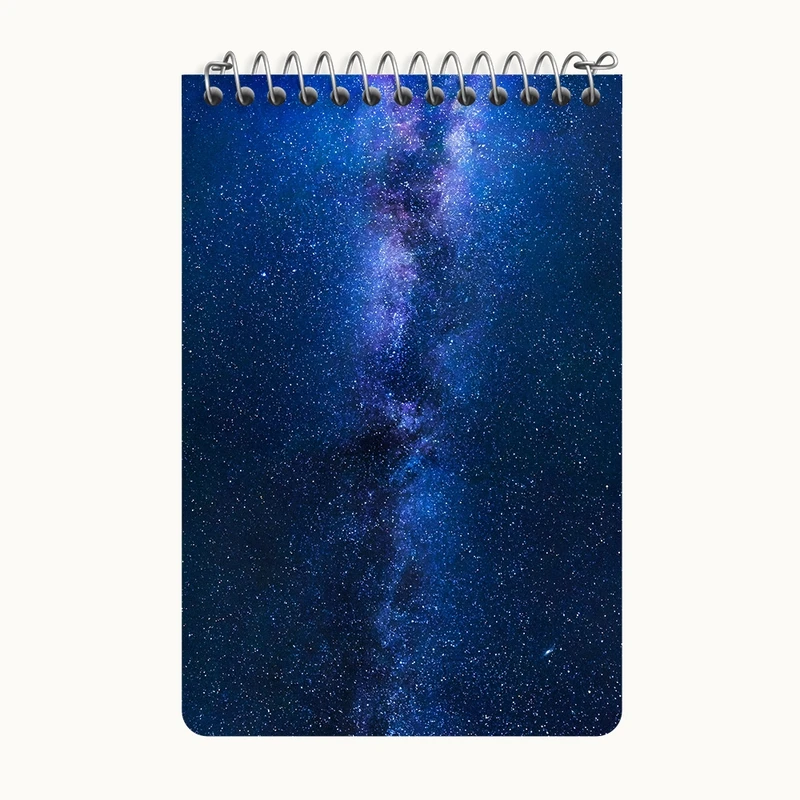 دفتر یادداشت 50 برگ خندالو طرح کهکشان (galaxy) کد F6712