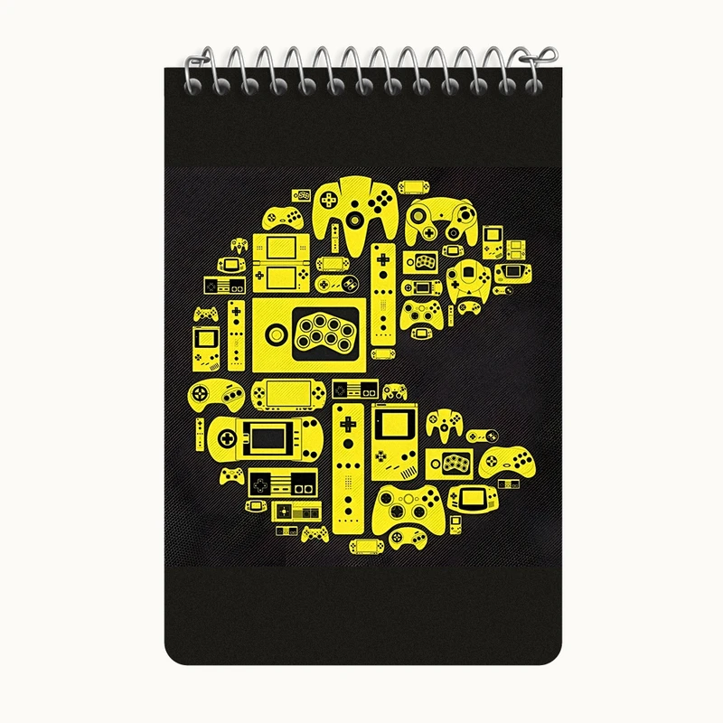 دفتر یادداشت 50 برگ خندالو طرح گیمر (Gamer) کد F3985