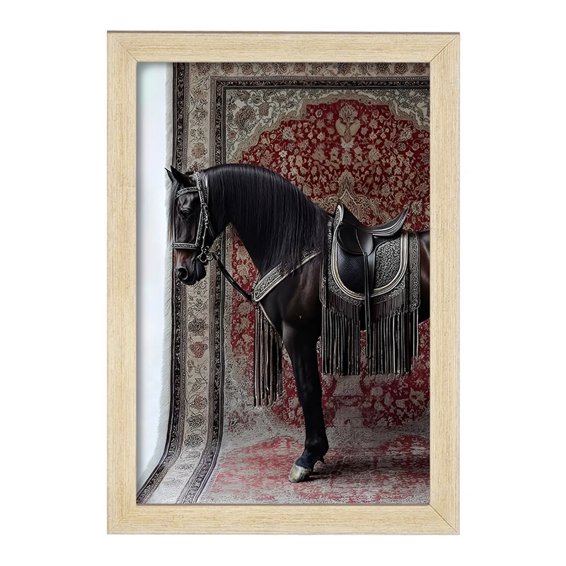 تابلو خندالو طرح اسب اصیل کد F14373