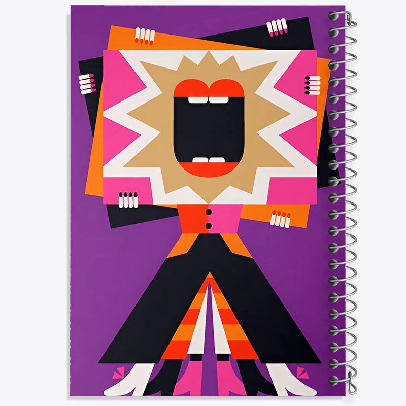 دفتر نقاشی 50 برگ خندالو طرح فریاد کد F9749