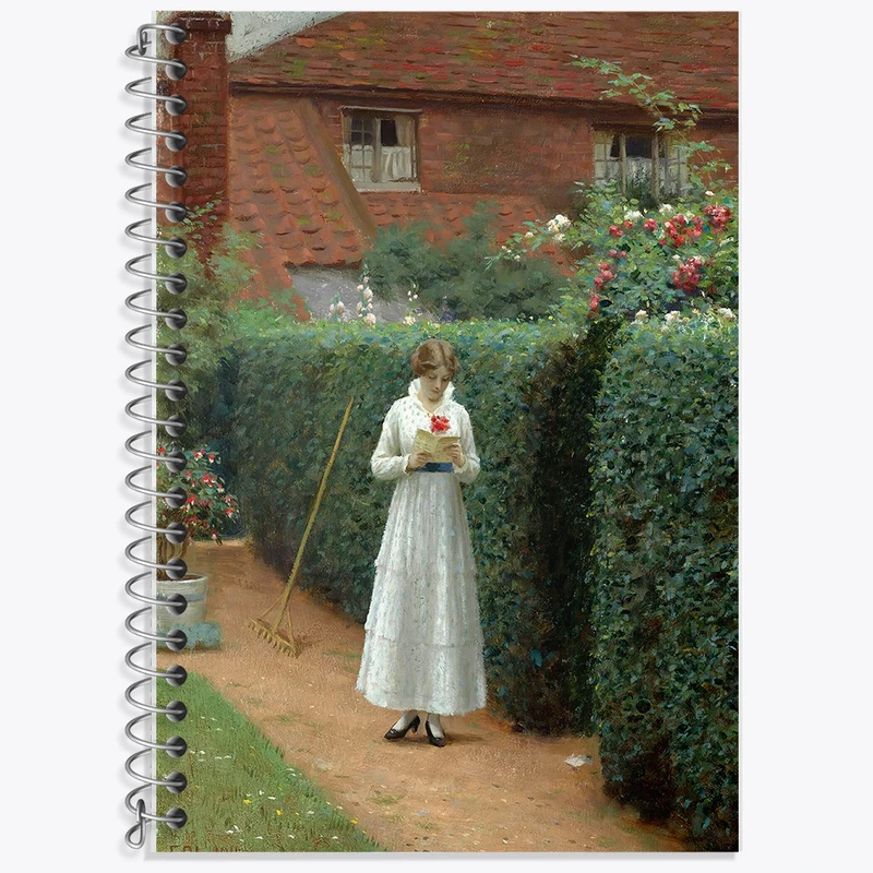 دفتر نت موسیقی 50 برگ خندالو طرح نقاشی لو بیلت دوکس اثر ادموند بلر لیتون کد F12461