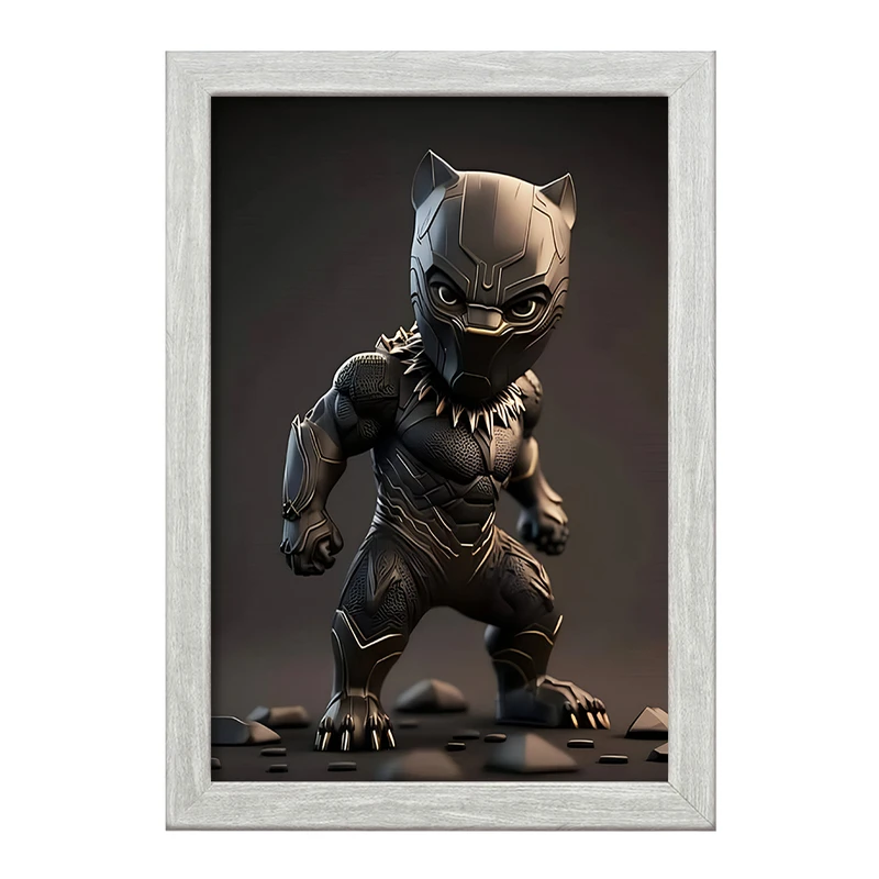 تابلو خندالو طرح بلک پانتر مارول (Marvel) کد F4388
