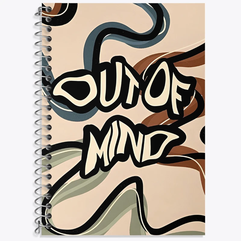 دفتر نت موسیقی 50 برگ خندالو طرح Out Of Mind کد F3912