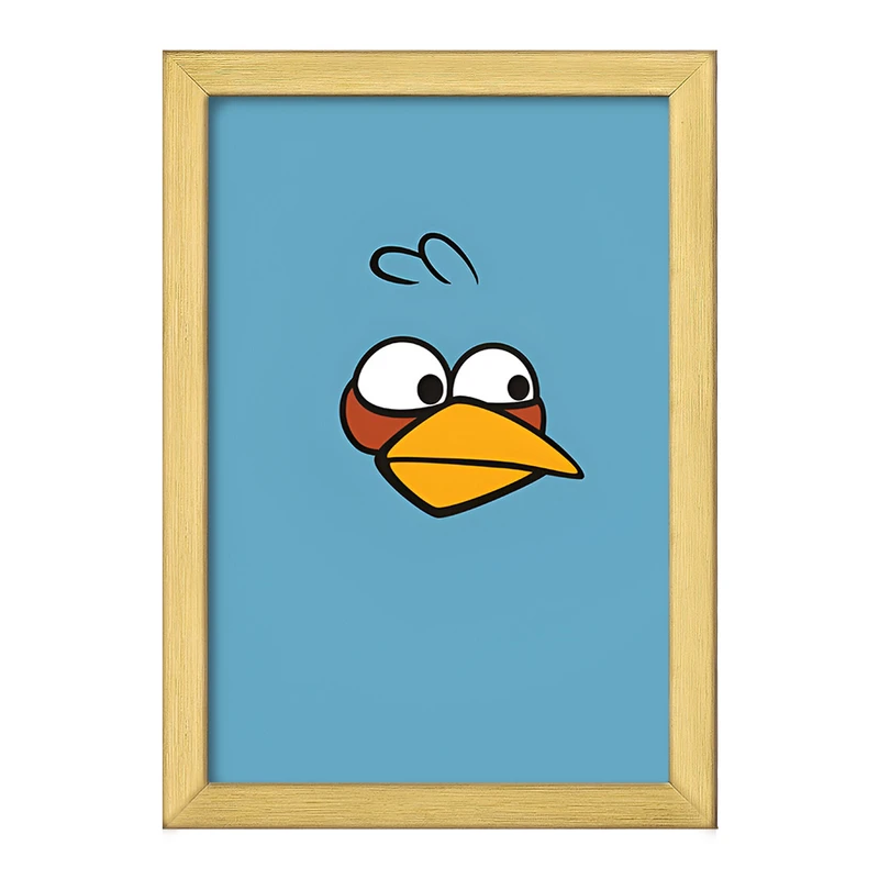 تابلو خندالو طرح پرندگان خشمگین (Angry Birds) کد F3305