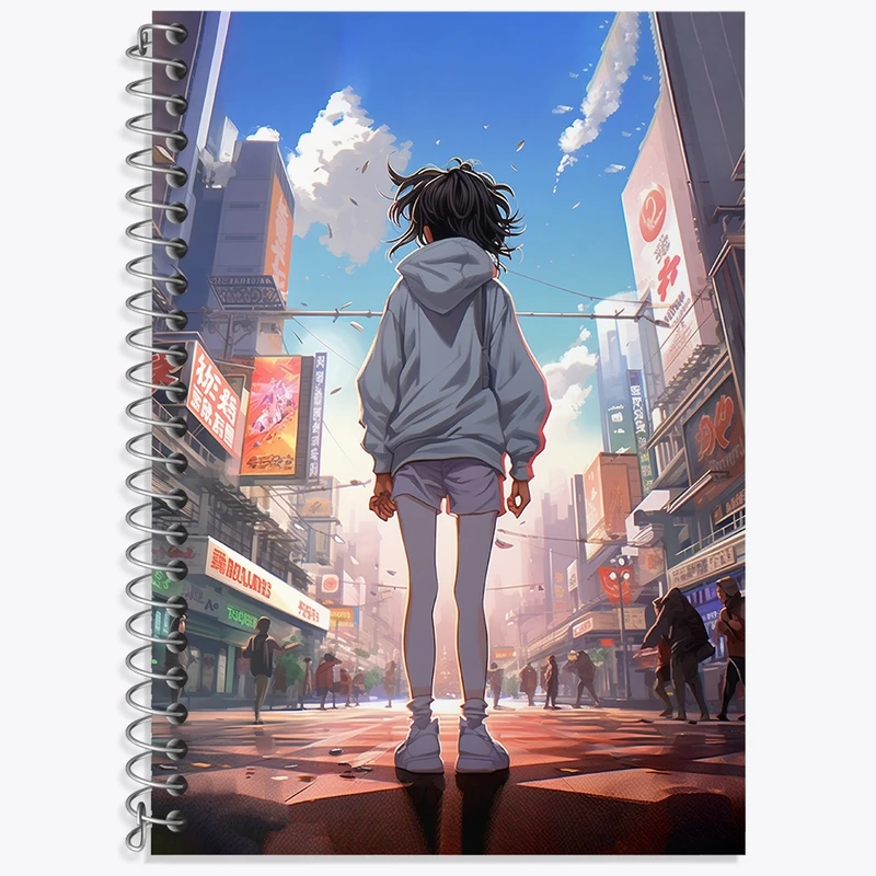 دفتر لغت 50 برگ خندالو طرح خیابان کد F3604