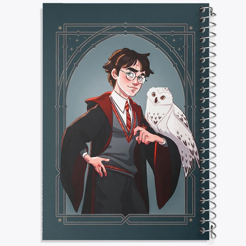 دفتر طراحی 50 برگ خندالو طرح هری پاتر (Harry Potter) کد N2422