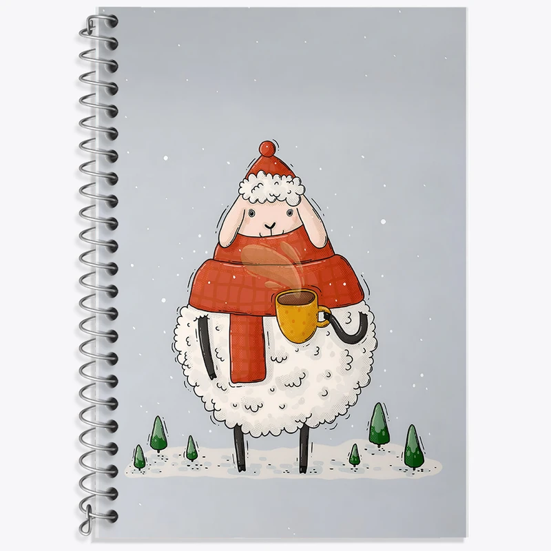 دفتر نت موسیقی 50 برگ خندالو طرح گوسفند کد F8728