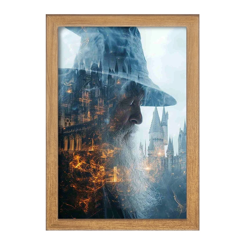 تابلو خندالو طرح گندالف هری پاتر (Harry Potter) کد F14192