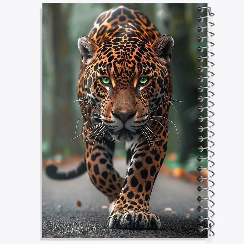 دفتر مشق 50 برگ خندالو طرح پلنگ کد F10738