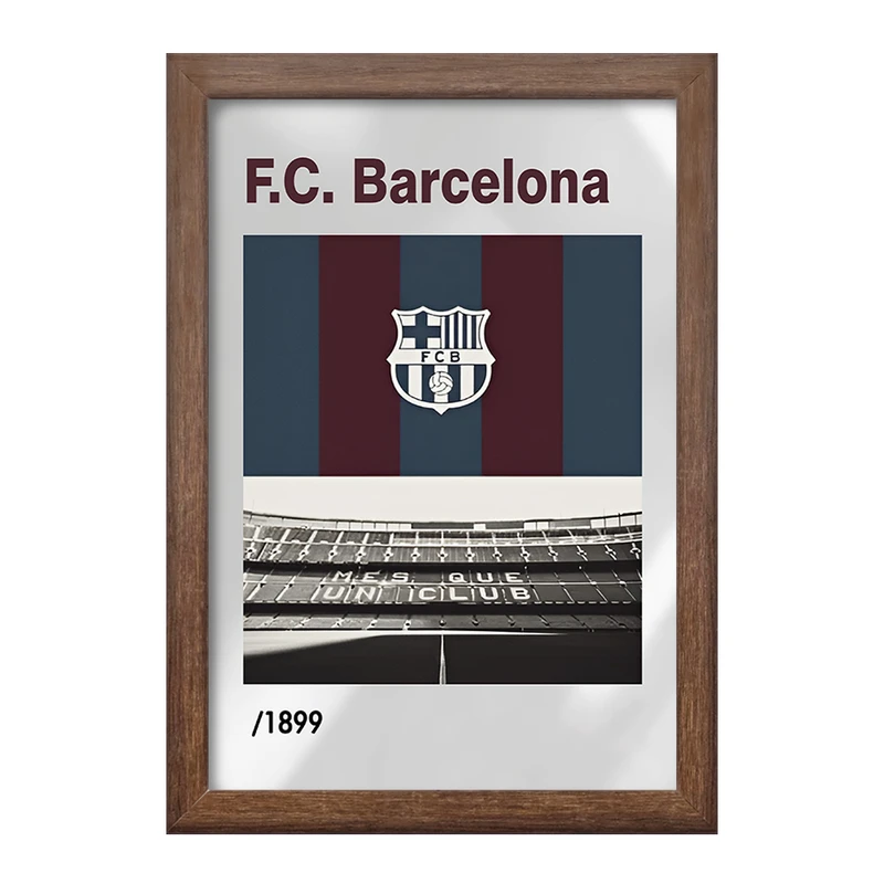 تابلو خندالو طرح بارسلونا (Barcelona) کد F13870