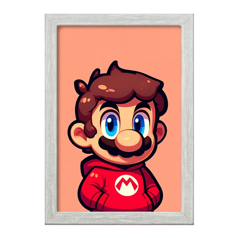 تابلو خندالو طرح سوپرماریو (Super Mario) کد F961