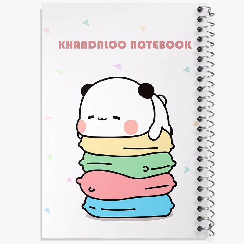 دفتر طراحی 50 برگ خندالو طرح پاندای خوابالو کد N6187