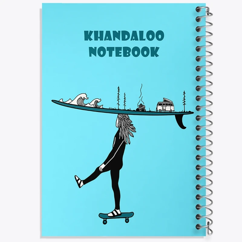 دفتر طراحی 50 برگ خندالو طرح کمپینگ (Camping) کد N5824