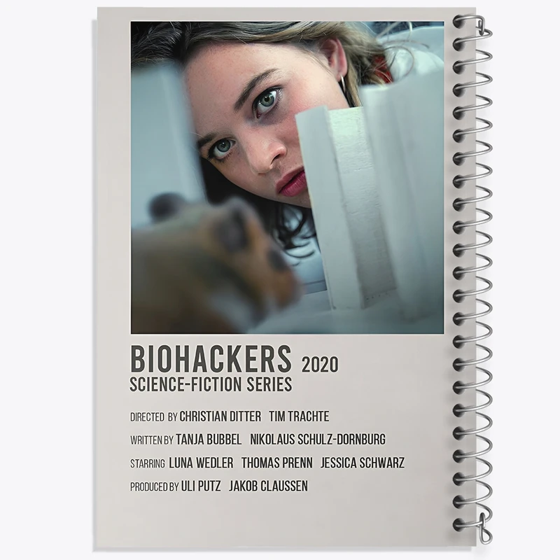 دفتر شطرنجی 50 برگ خندالو طرح هکرهای زیستی (Biohackers) کد F13021