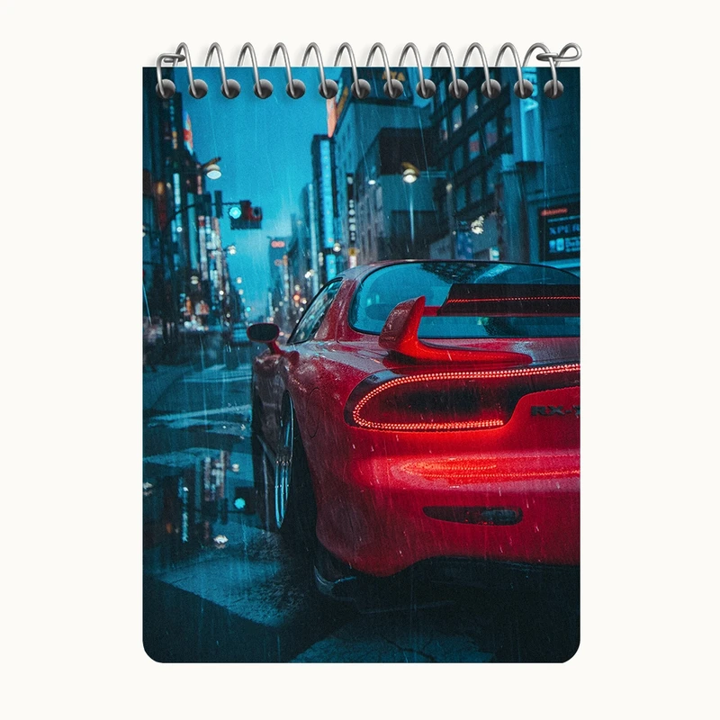 دفتر یادداشت 50 برگ خندالو طرح مزدا (Mazda) کد N7877