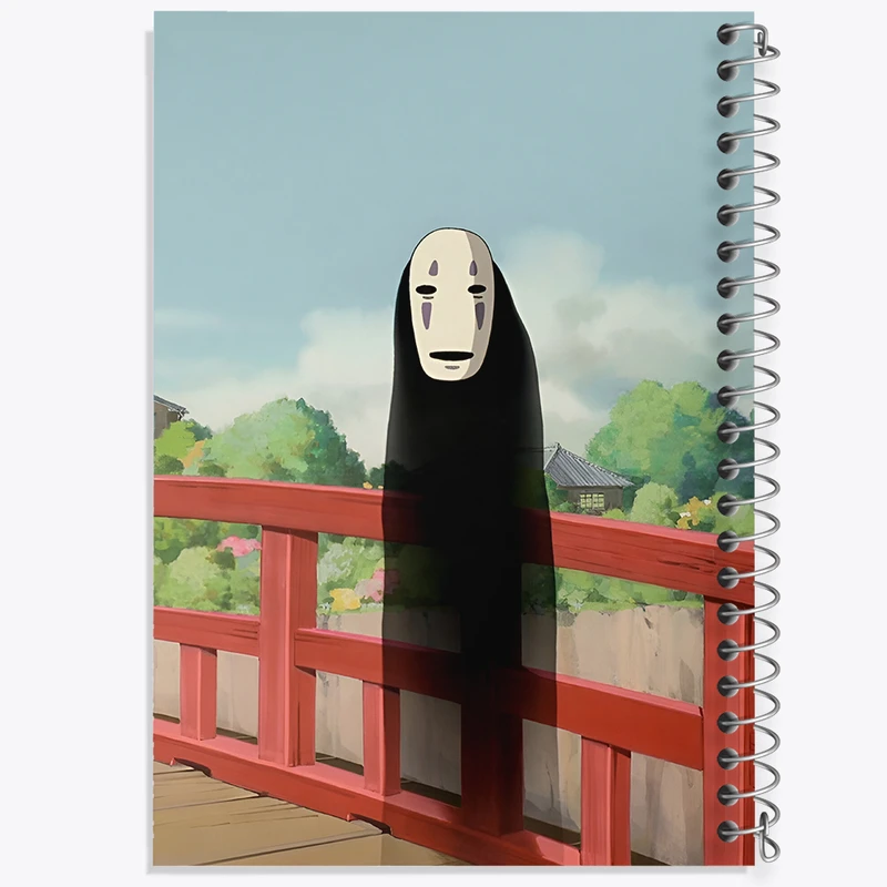 دفتر مشق 50 برگ خندالو طرح انیمه شهر اشباح (Spirited Away) کد F3474