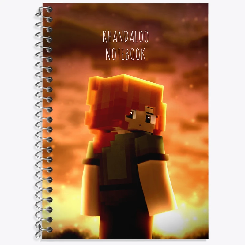 دفتر نت موسیقی 50 برگ خندالو طرح بازی ماینکرافت (Minecraft) کد N8749