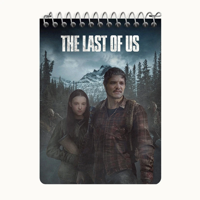 دفتر یادداشت 50 برگ خندالو طرح (The Last Of Us) آخرین بازمانده از ما کد N9309