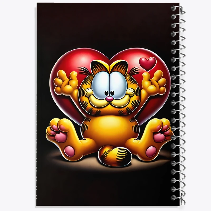 دفتر لیست خرید 50 برگ خندالو طرح گارفیلد (Garfield) کد F9908