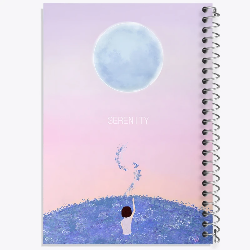 دفتر طراحی 50 برگ خندالو طرح دخترانه فانتزی کد N8181