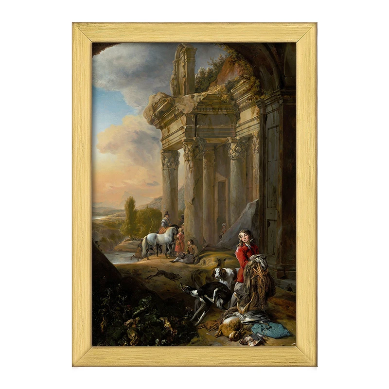 تابلو خندالو طرح نقاشی پس از شکار اثر جان وینیکس کد F12144