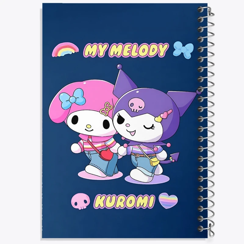 دفتر شطرنجی 50 برگ خندالو طرح کرومی و مای ملودی کد N9017