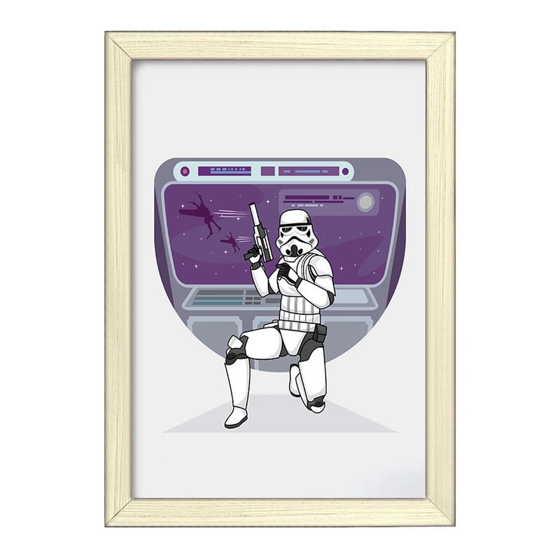 تابلو خندالو طرح جنگ ستارگان کد F3591