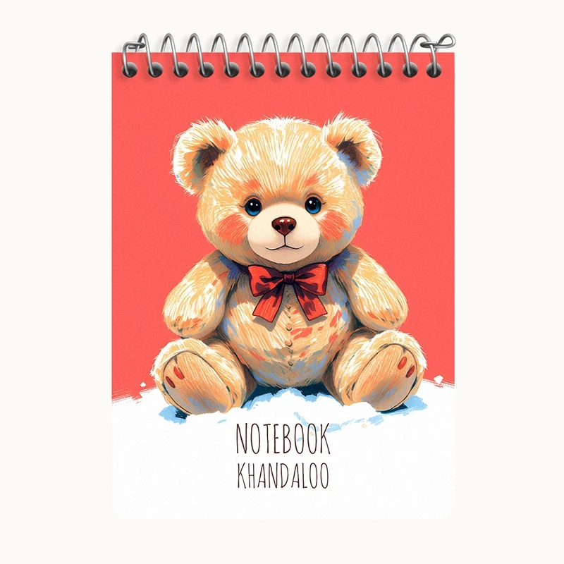 دفتر یادداشت 50 برگ خندالو طرح خرس کیوت کد N7774