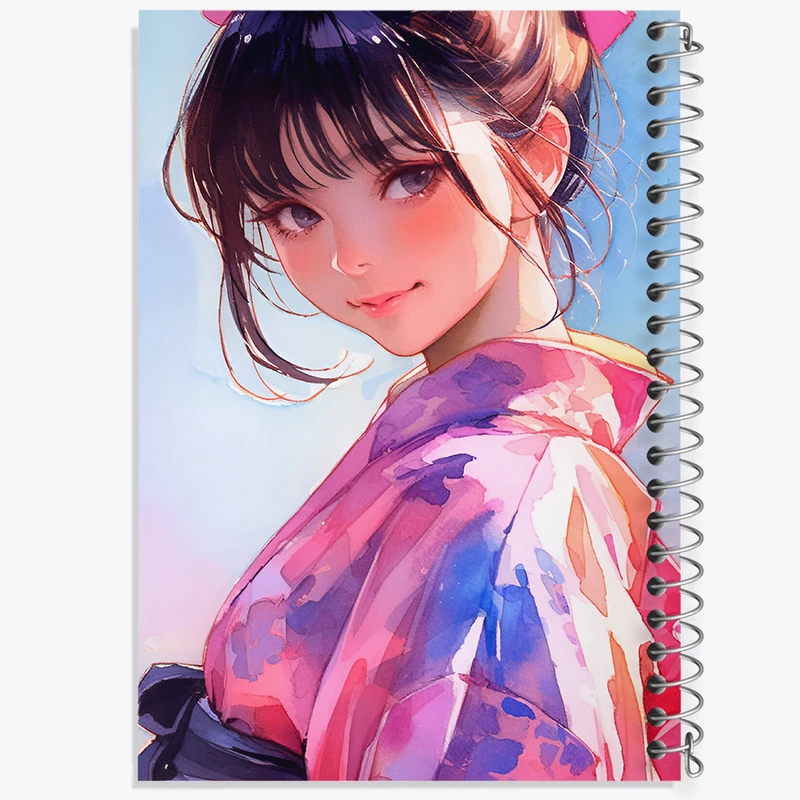 دفتر مشق 50 برگ خندالو طرح دخترانه کد F9207