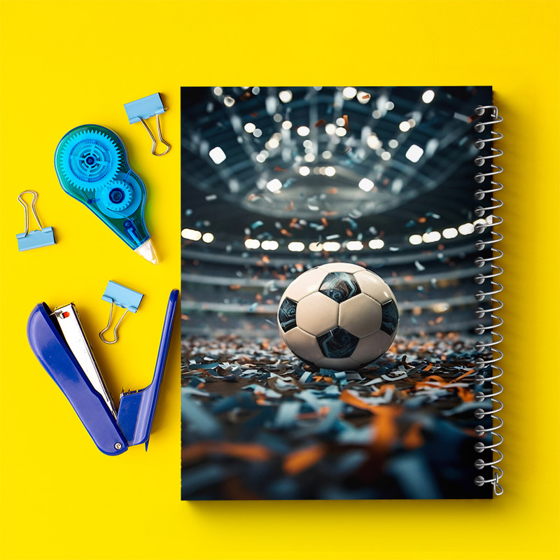 دفتر مشق 100 برگ خندالو طرح فوتبالی کد F4627