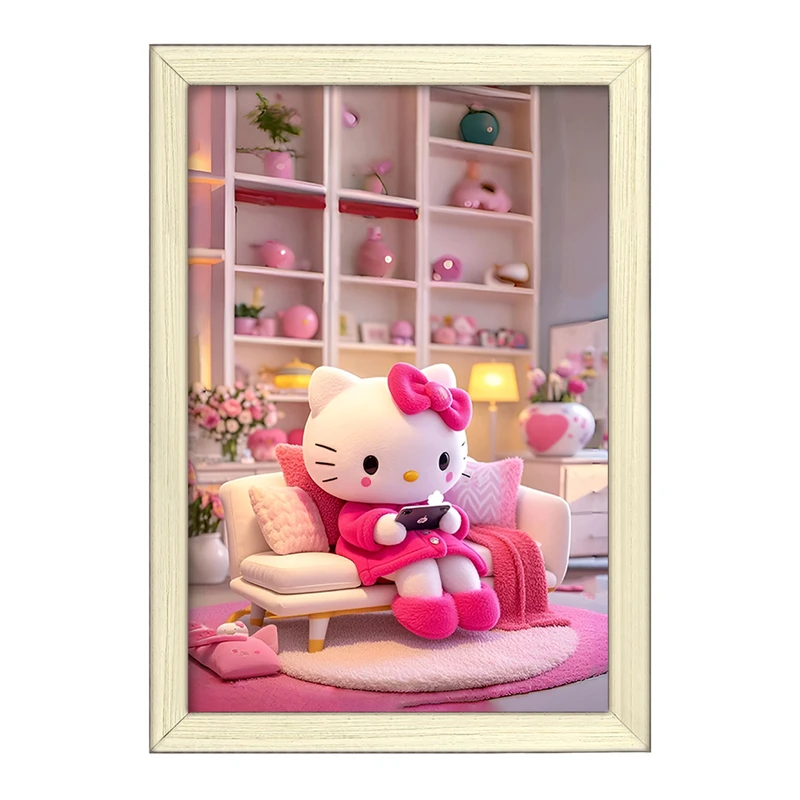 تابلو خندالو طرح هلو کیتی (Hello Kitty) کد F11976